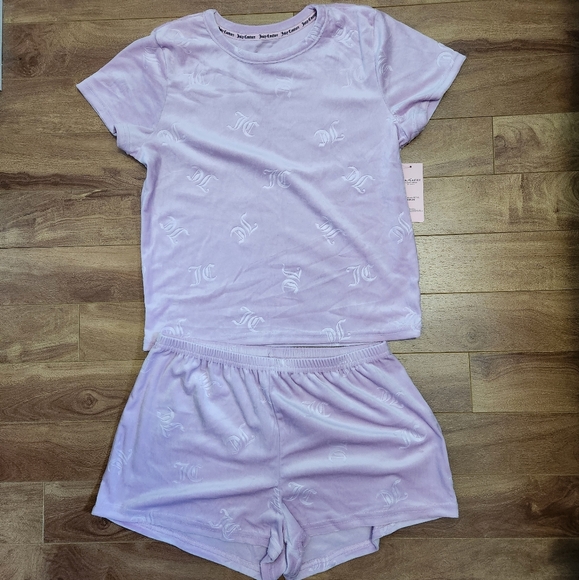 Juicy Couture Other - NWT Juicy Couture Monogrammed Velvet Pajama Set – Size Large